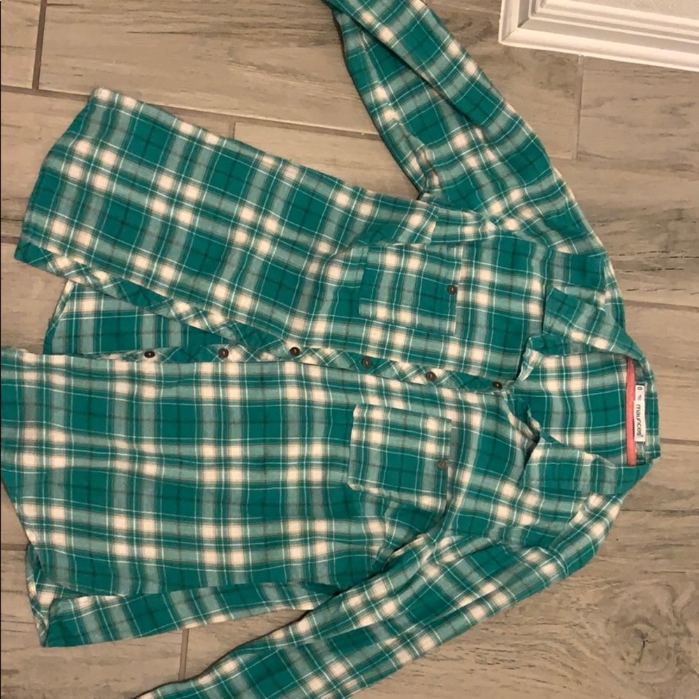 Maurices flannel shirt. Adorable colors.